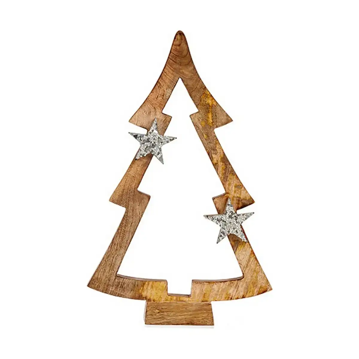 Sapin de noel silhouette 6 5 x 39 x 23 cm bois marron_2502. DIAYTAR COTE D'IVOIRE - L'Art du Shopping Facilité. Naviguez sur notre plateforme en ligne pour découvrir une expérience d'achat fluide et agréable, avec une gamme de produits adaptés à tous.