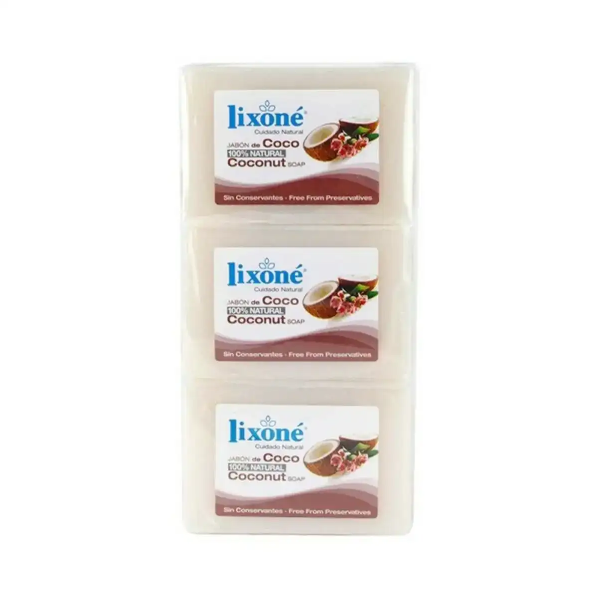 Savon coco lixone coco 3 uds 125 g_5729. DIAYTAR COTE D'IVOIRE - Où Choisir est un Plaisir Responsable. Parcourez notre catalogue et choisissez des produits qui incarnent notre engagement envers des pratiques durables et éthiques.