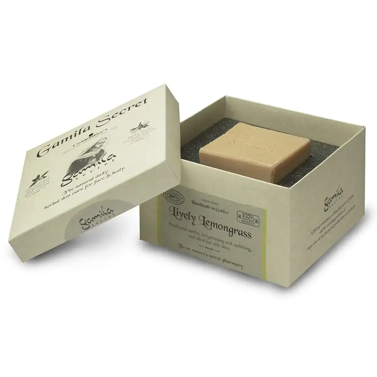 Savon gamila secret lively lemongrass 115 g_4254. DIAYTAR COTE D'IVOIRE - Votre Compagnon Shopping, Votre Style Unique. Explorez notre boutique en ligne pour dénicher des trésors qui expriment qui vous êtes, de la mode à la maison.
