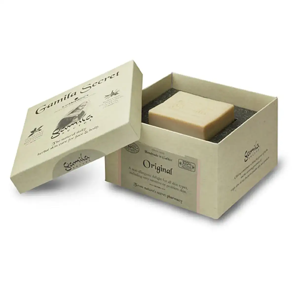 Savon gamila secret original 115 g_3559. DIAYTAR COTE D'IVOIRE - Où le Shopping Devient une Aventure Culturelle. Plongez dans notre univers de produits qui célèbrent l'héritage et l'artisanat du Côte d'Ivoire.