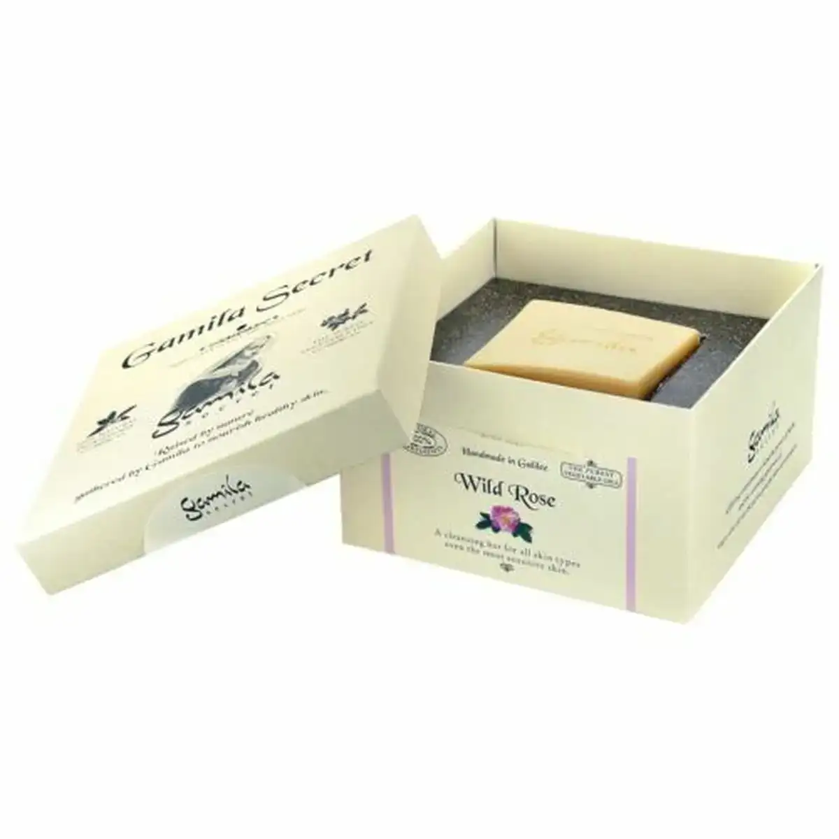 Savon gamila secret wild rose 115 g_9736. DIAYTAR COTE D'IVOIRE - Où Chaque Achat Raconte une Histoire. Parcourez notre boutique en ligne pour trouver des articles qui évoquent le savoir-faire et la tradition du Côte d'Ivoire.
