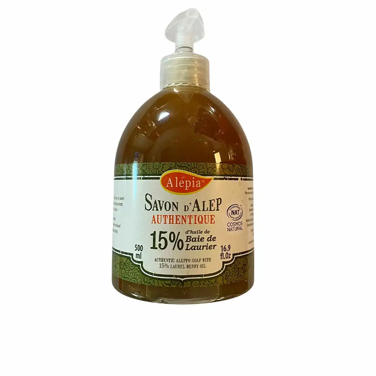 Savon liquide alepia savon d alep authentique doseur huile de baie de laurier 500 ml _4915. DIAYTAR COTE D'IVOIRE - Où Chaque Produit est une Histoire à Raconter. Découvrez notre sélection de produits qui vous permettent de créer votre propre récit à travers vos achats.