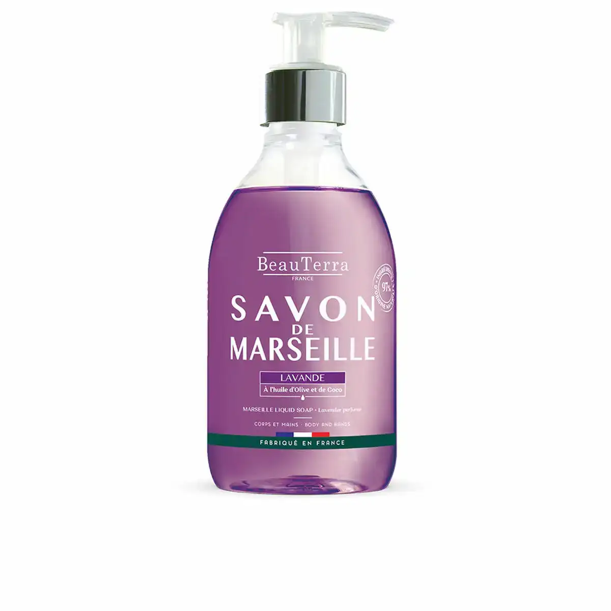 Savon liquide beauterra marseille universel lavande mains 300 ml_2515. DIAYTAR COTE D'IVOIRE - Là où Chaque Clic Compte. Parcourez notre boutique en ligne et laissez-vous guider vers des trouvailles uniques qui enrichiront votre quotidien.