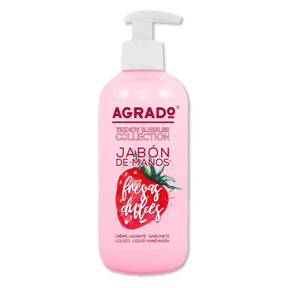 Savon pour les mains agrado fraise 300 ml _4233. DIAYTAR COTE D'IVOIRE - Là où Chaque Produit Est une Trouvaille. Parcourez notre catalogue diversifié et découvrez des articles qui enrichiront votre quotidien, du pratique à l'insolite.