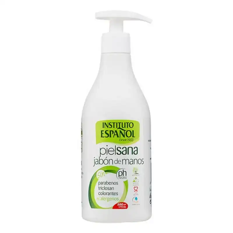 Savon pour les mains pour une peau saine instituto espanol piel sana 500 ml 500 ml_3120. DIAYTAR COTE D'IVOIRE - L'Art de Choisir, l'Art de Vivre. Explorez notre univers de produits soigneusement sélectionnés pour vous offrir une expérience shopping riche et gratifiante.