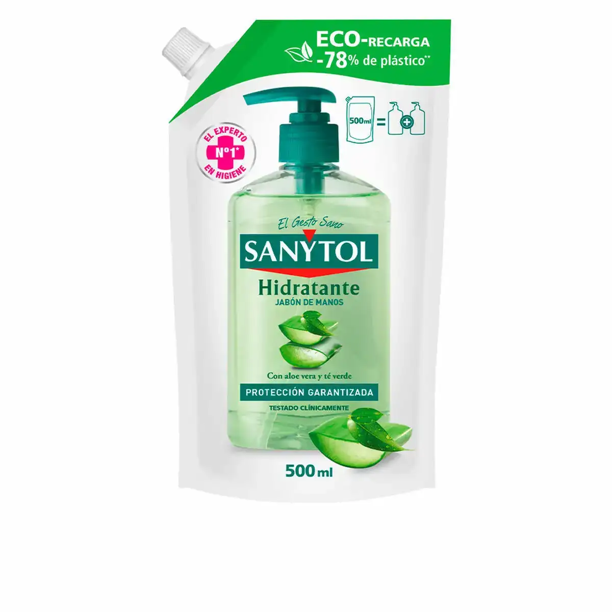 Savon pour les mains sanytol rechange aloe vera 500 ml_5372. Entrez dans l'Univers de DIAYTAR COTE D'IVOIRE - Où Choisir est un Voyage. Explorez notre gamme diversifiée et trouvez des articles qui répondent à tous vos besoins et envies.