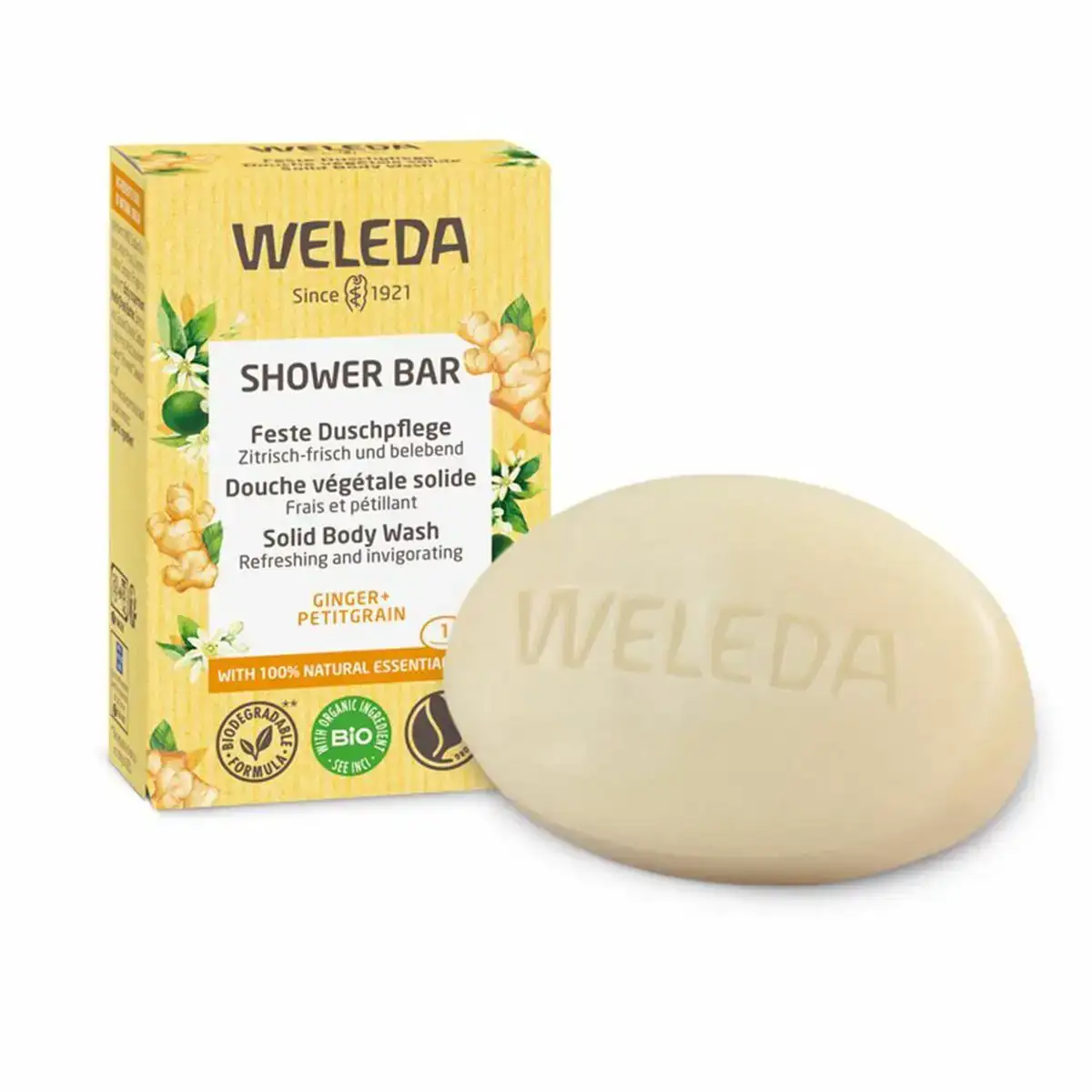 Savon weleda shower bar energisant 75 g_1154. Bienvenue chez DIAYTAR COTE D'IVOIRE - Où le Shopping Devient une Aventure. Découvrez notre collection diversifiée et explorez des produits qui reflètent la diversité du Côte d'Ivoire.