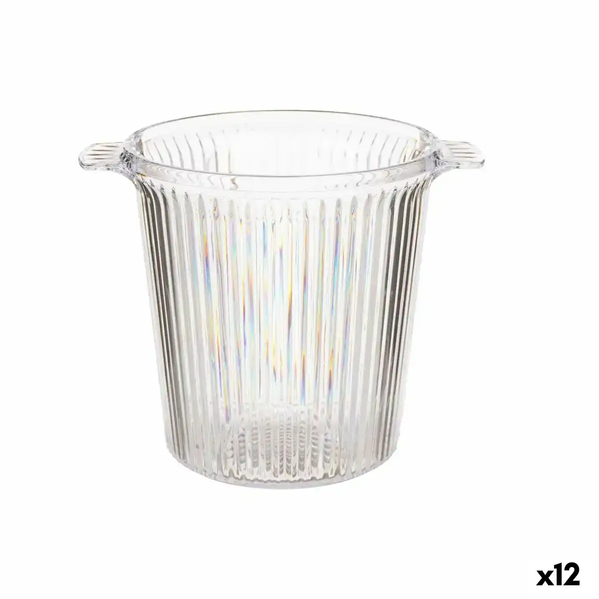 Sceau a glace rayures plastique 16 5 x 17 x 21 cm 12 unites _9109. Votre Destination de Choix: DIAYTAR COTE D'IVOIRE - Où l'Authenticité Rencontre la Commodité. Faites l'expérience de magasiner en ligne pour des articles qui incarnent la richesse culturelle et la modernité du Côte d'Ivoire.