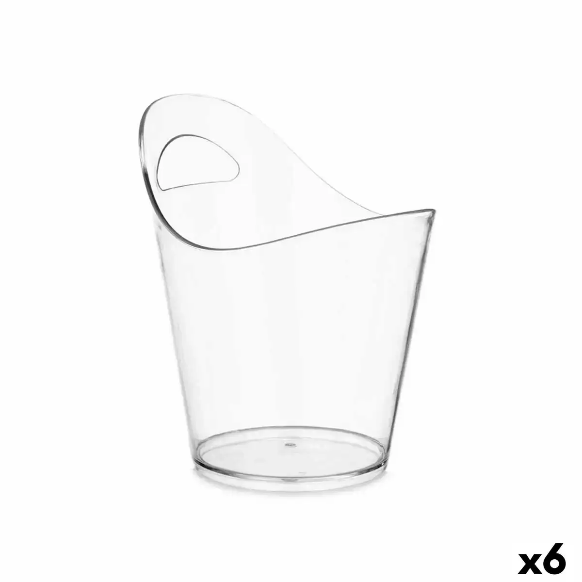 Sceau a glace transparent plastique 5 l 6 unites _5631. DIAYTAR COTE D'IVOIRE - Là où la Diversité Rencontre la Qualité. Parcourez notre gamme complète et trouvez des produits qui incarnent la richesse et l'unicité du Côte d'Ivoire.
