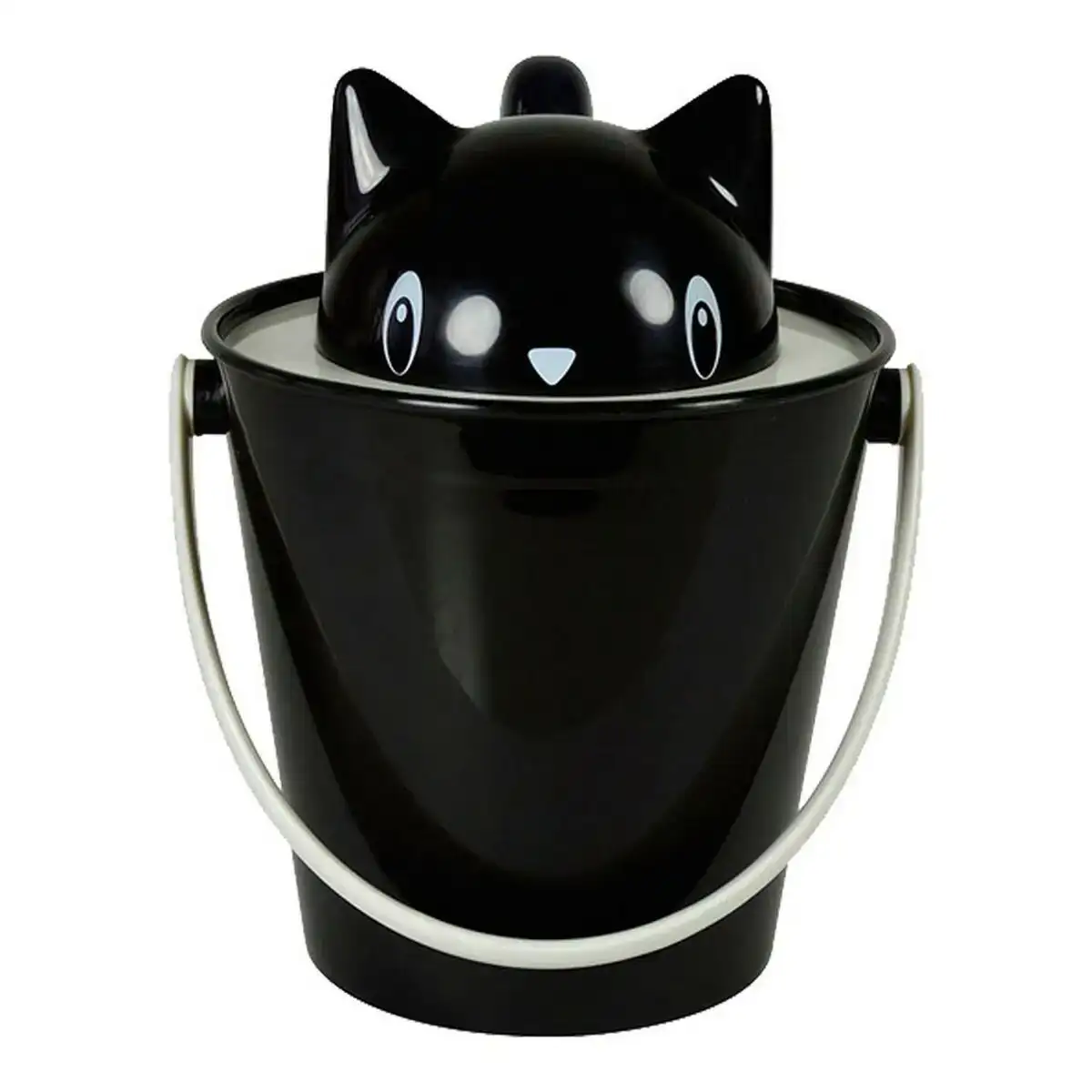 Seau de conteneur united pets chat 20 cm noir_8206. DIAYTAR COTE D'IVOIRE - L'Art de Vivre le Shopping Authentique. Découvrez notre boutique en ligne et trouvez des produits qui incarnent la passion et le savoir-faire du Côte d'Ivoire.