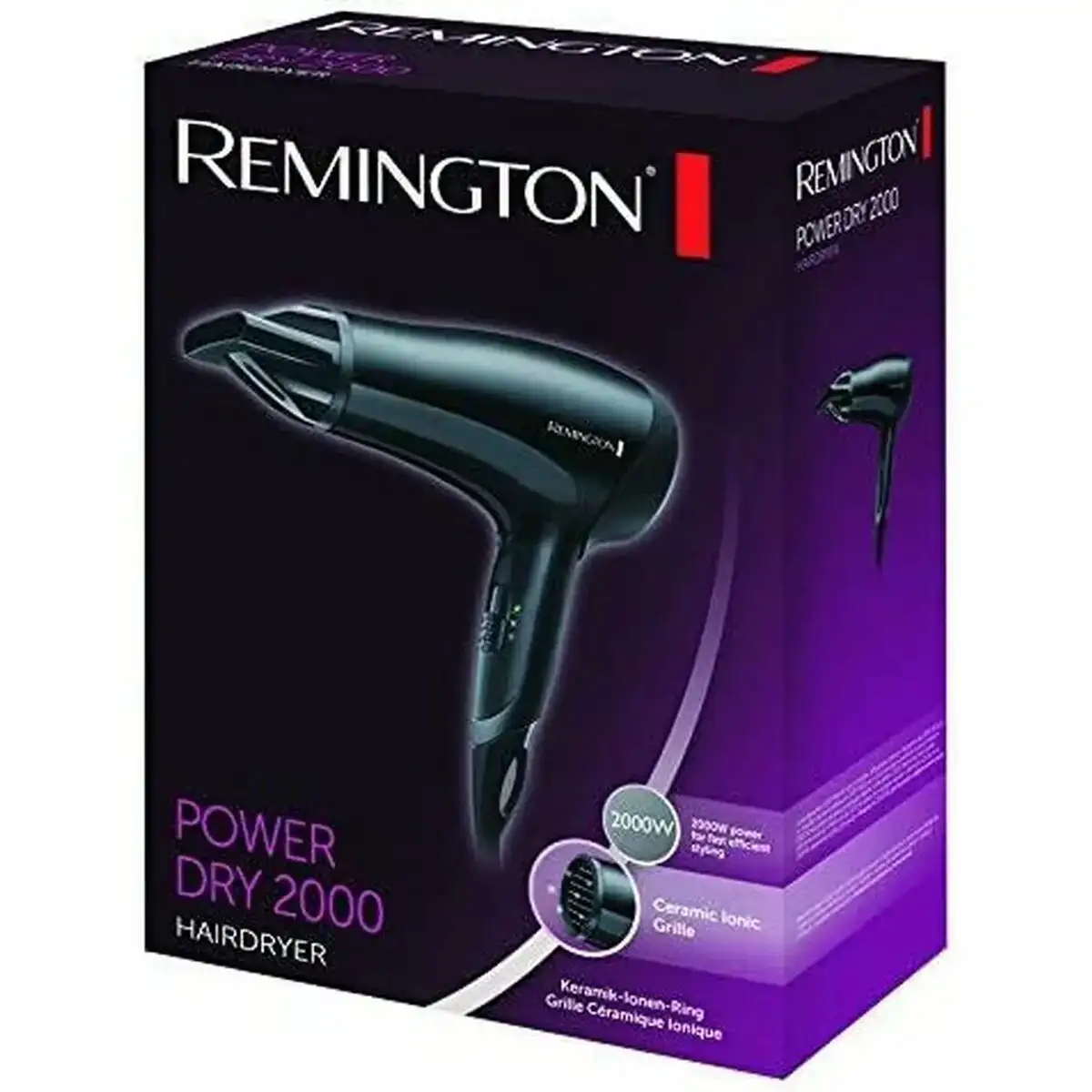 Seche cheveux remington power dry d3010 noir 2000 w reconditionne b _8945. DIAYTAR COTE D'IVOIRE - Où Chaque Détail Compte. Naviguez à travers notre gamme variée et choisissez des articles qui ajoutent une touche spéciale à votre quotidien, toujours avec qualité et style.