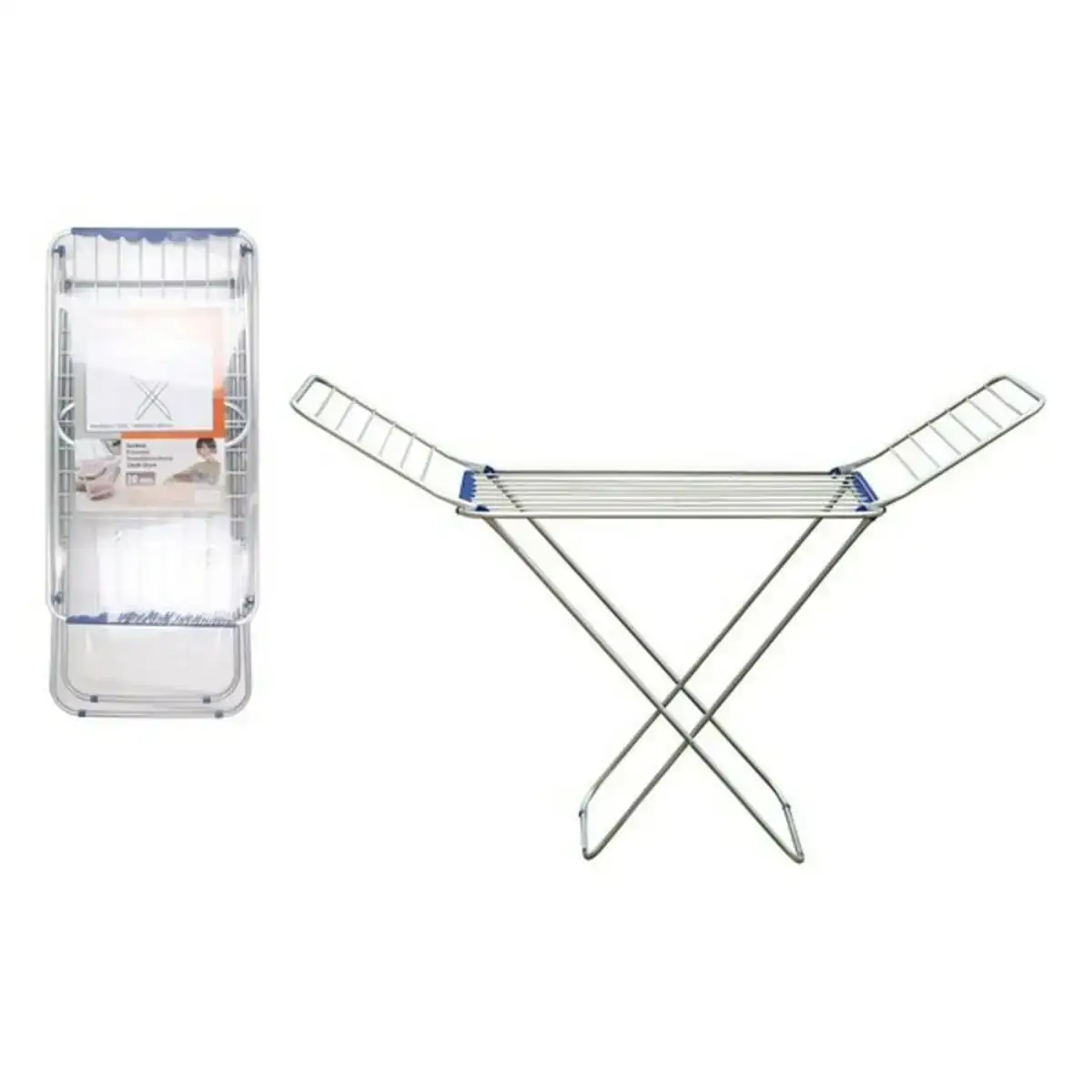 Sechoir pliable confortime aluminium 185 x 55 x 120 cm_2676. Découvrez DIAYTAR COTE D'IVOIRE - Votre Destination de Shopping Inspirée. Naviguez à travers nos offres variées et trouvez des articles qui reflètent votre personnalité et vos goûts.