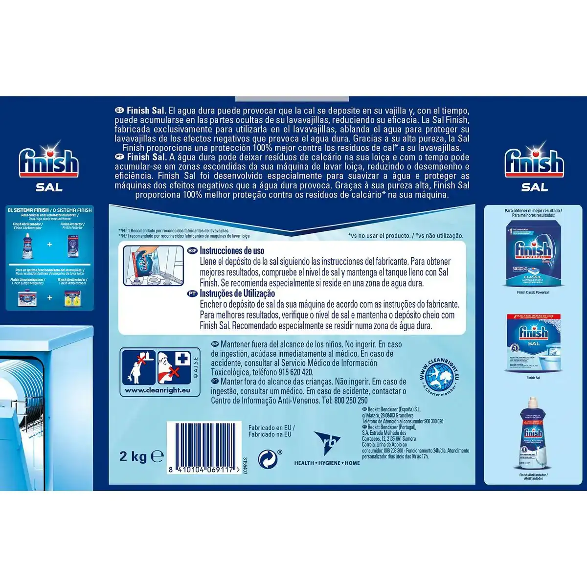 Sel pour lave vaisselle finish_5485. Plongez dans l'Univers de DIAYTAR COTE D'IVOIRE - Où la Qualité et la Diversité se rencontrent. Parcourez nos rayons virtuels pour trouver des produits répondant à tous les besoins, du confort de votre foyer.
