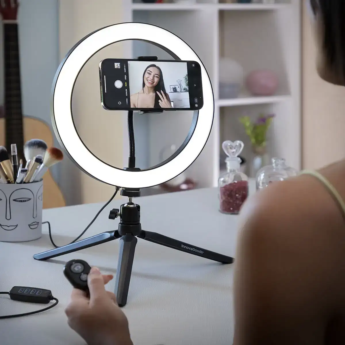 Selfie ring light anneau de lumiere avec triepied et telecommande youaro innovagoods_3191. Bienvenue sur DIAYTAR COTE D'IVOIRE - Où Choisir Rime avec Qualité. Explorez notre gamme diversifiée et découvrez des articles conçus pour répondre à vos attentes élevées.