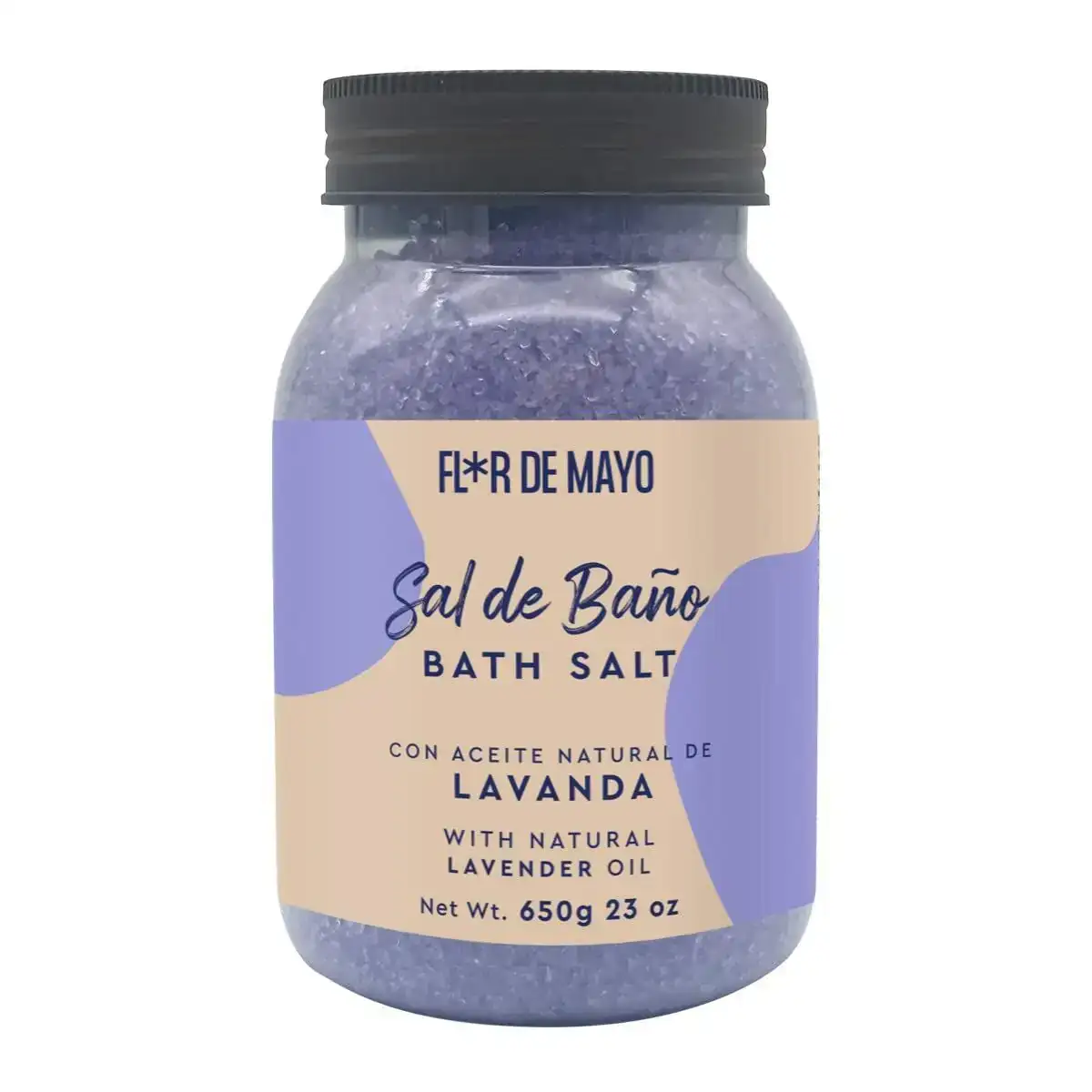 Sels de bain flor de mayo sal de bano lavande 650 g_2642. DIAYTAR COTE D'IVOIRE - Là où Chaque Produit Évoque une Émotion. Parcourez notre catalogue et choisissez des articles qui vous touchent et qui enrichissent votre expérience.