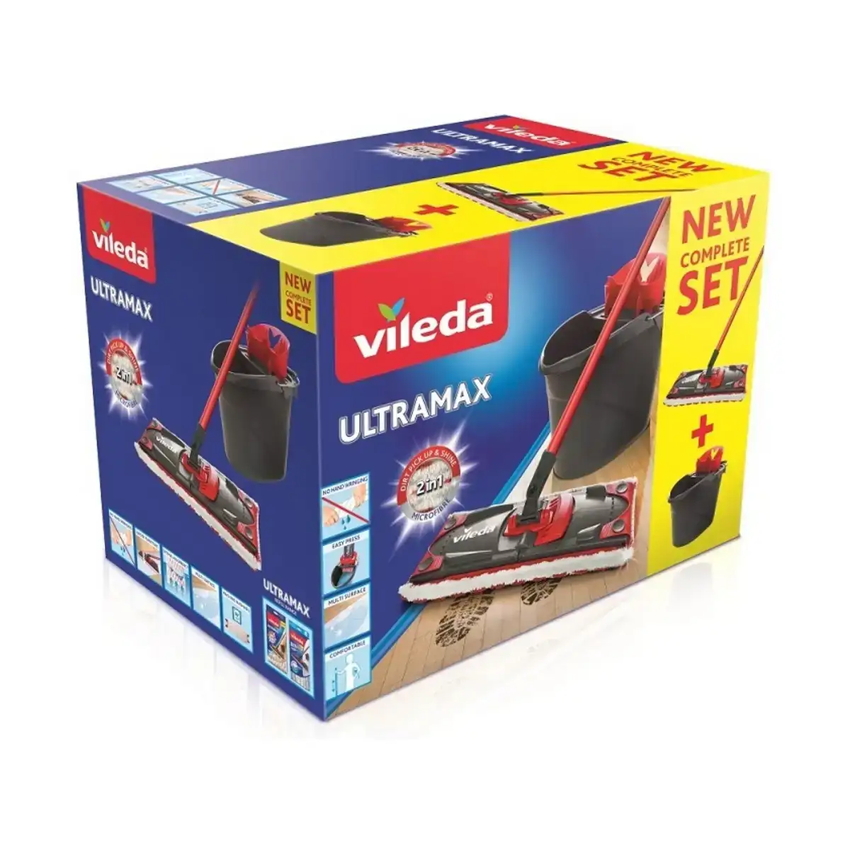 Serpillere avec seau a double action vileda ultramax microfibre_3706. DIAYTAR COTE D'IVOIRE - Là où la Beauté Rencontre la Fonctionnalité. Parcourez notre sélection pour trouver des produits qui allient esthétique et praticité, pour un quotidien sublimé.