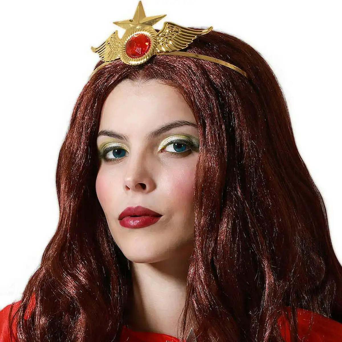 Serre tete dore superheroine_2246. Entrez dans l'Univers de DIAYTAR COTE D'IVOIRE - Où Choisir est un Plaisir. Explorez notre gamme variée et trouvez des articles qui parlent à votre cœur et à votre style.