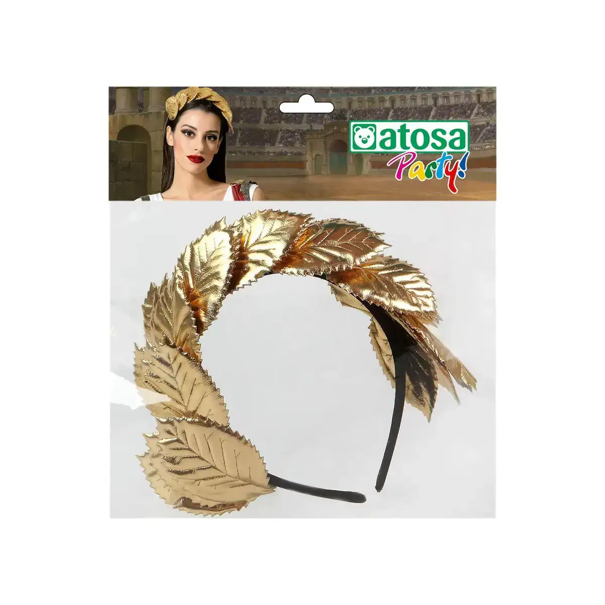 Serre tete dore volets romain_9803. DIAYTAR COTE D'IVOIRE - Votre Passage vers la Découverte. Explorez notre boutique en ligne pour trouver des trésors qui vous attendent, du traditionnel à l'avant-garde.