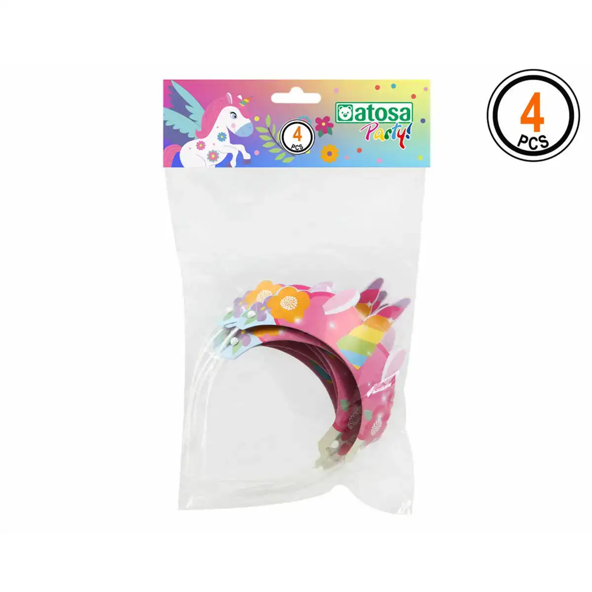 Serre tete multicouleur licorne 4 unites_5632. DIAYTAR COTE D'IVOIRE - L'Écrin de Vos Désirs Shopping. Parcourez notre boutique en ligne et explorez des produits minutieusement choisis pour répondre à vos envies les plus exigeantes.