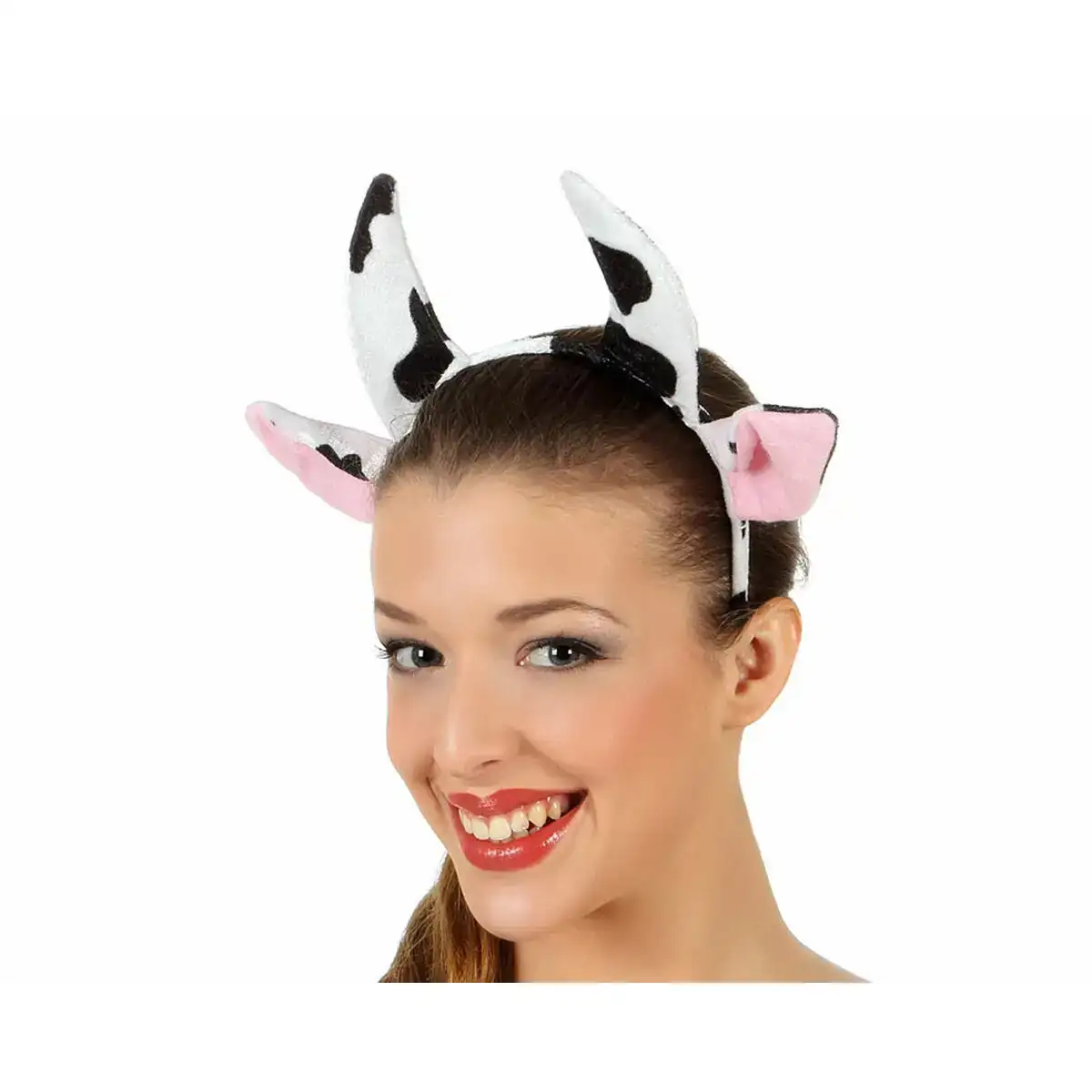 Serre tete vache blanc animaux_7735. DIAYTAR COTE D'IVOIRE - Votre Passage vers l'Éclat et la Beauté. Explorez notre boutique en ligne et trouvez des produits qui subliment votre apparence et votre espace.