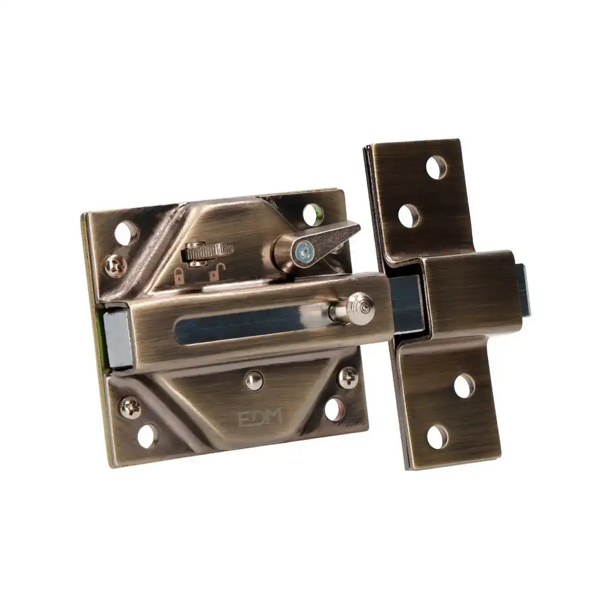 Serrure de securite edm 73 x 136 mm acier bronze_7730. DIAYTAR COTE D'IVOIRE - Là où Choisir est une Célébration de l'Artisanat. Explorez notre gamme variée et choisissez des produits qui incarnent la tradition et le talent des artisans du Côte d'Ivoire.
