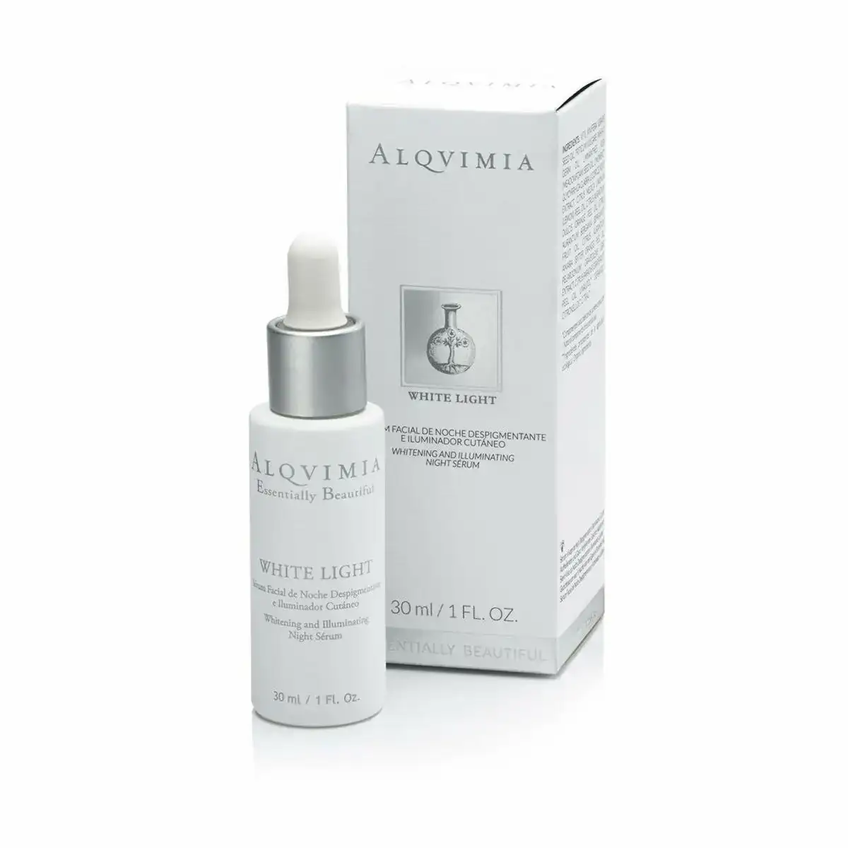 Serum de nuit white light alqvimia 30 ml _1625. Bienvenue chez DIAYTAR COTE D'IVOIRE - Où Chaque Produit a son Histoire. Découvrez notre sélection unique et trouvez des articles qui racontent la richesse culturelle et artistique du Côte d'Ivoire.