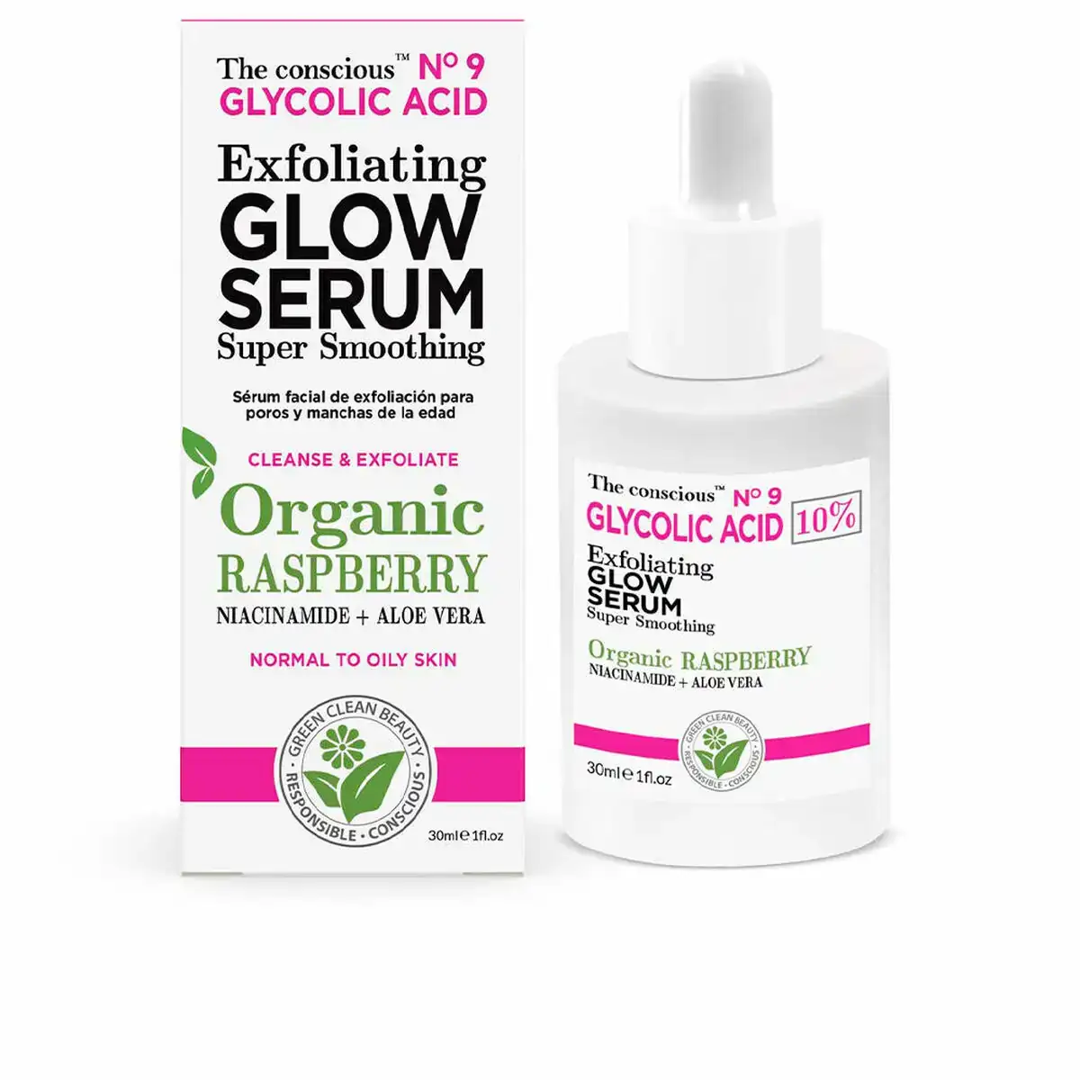 Serum exfoliant the conscious glycolic acid framboise 30 ml _8993. DIAYTAR COTE D'IVOIRE - Votre Destination pour un Shopping Éclairé. Parcourez notre boutique en ligne pour découvrir des produits de qualité qui embelliront votre quotidien.