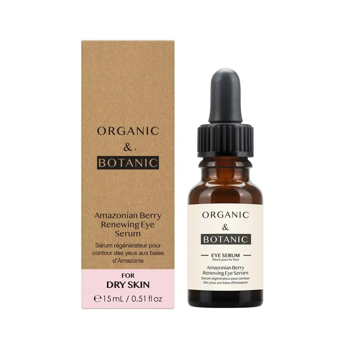 Serum pour le contour des yeux organic botanic amazonian berry 15 ml _1118. DIAYTAR COTE D'IVOIRE - Là où le Shopping devient une Fête des Sens. Plongez dans notre univers et choisissez des produits qui éveillent votre goût pour l'esthétique et l'authenticité.