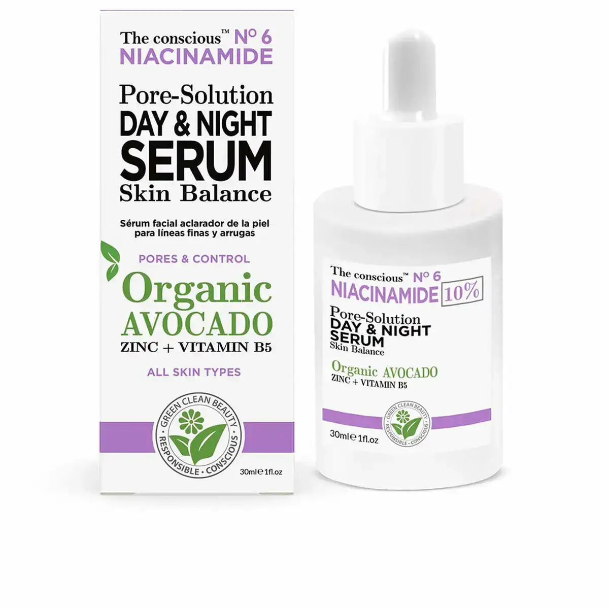 Serum visage the conscious niacinamide avocat 30 ml_8651. DIAYTAR COTE D'IVOIRE - Là où Choisir est un Acte d'Amour pour la Culture Côte d'Ivoireaise. Explorez notre gamme et choisissez des produits qui célèbrent la richesse de notre patrimoine.