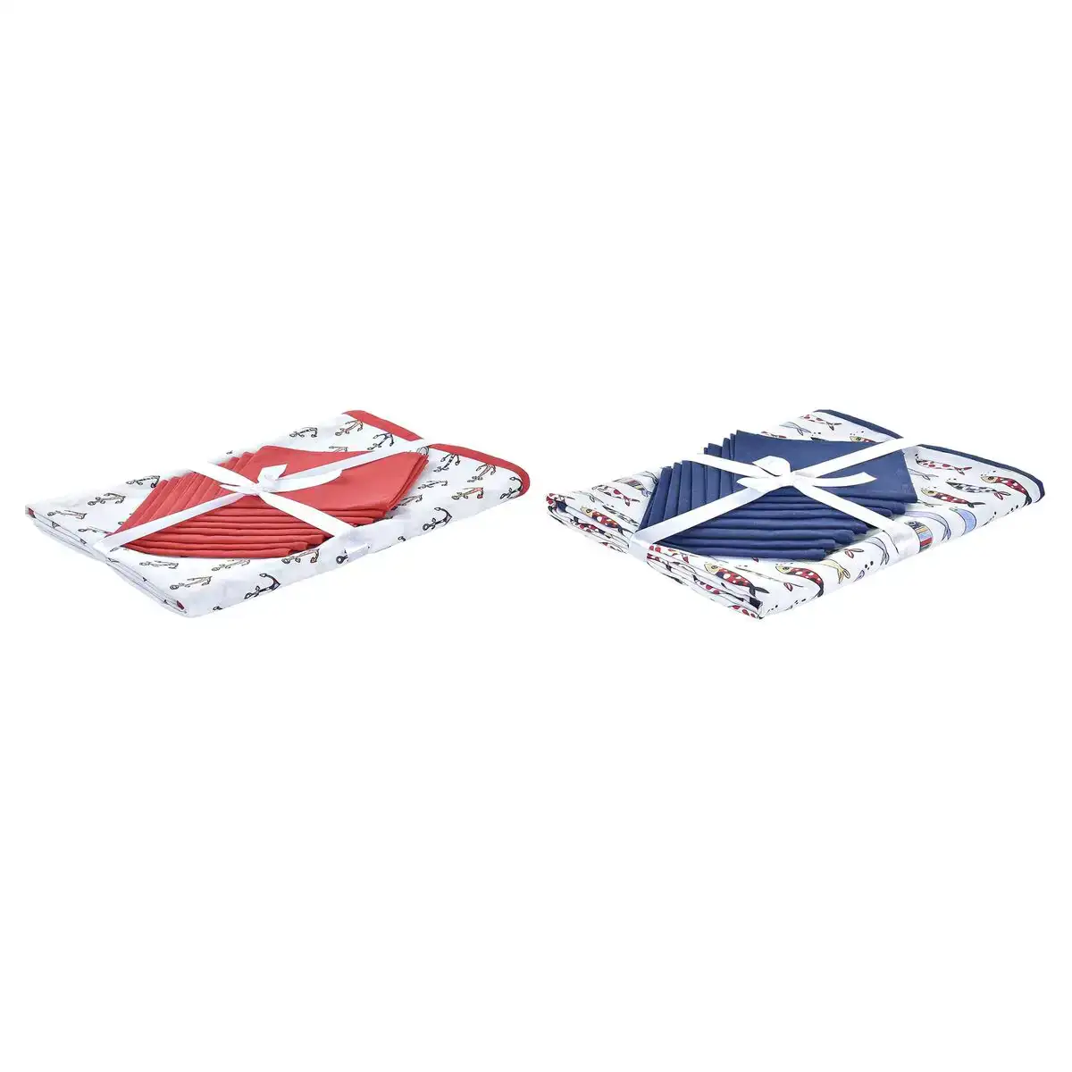 Service de linge de table dkd home decor 150 x 250 x 0 5 cm rouge bleu blanc 2 unites _6147. Bienvenue chez DIAYTAR COTE D'IVOIRE - Où Chaque Objet a son Histoire. Découvrez notre sélection méticuleuse et choisissez des articles qui racontent l'âme du Côte d'Ivoire.