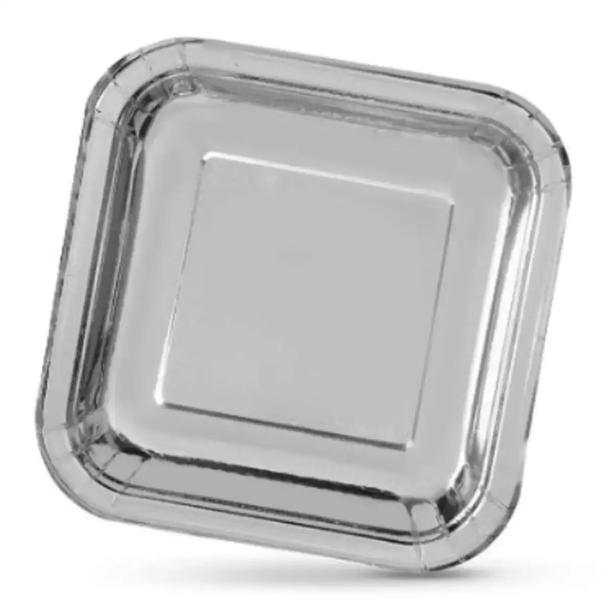 Service de vaisselle algon carre argente carton produits a usage unique 26 x 26 x 1 5 cm 3 unites_8340. DIAYTAR COTE D'IVOIRE - Où Choisir est une Célébration. Découvrez notre sélection de produits qui représentent la diversité et la joie du Côte d'Ivoire, à chaque étape de votre vie.