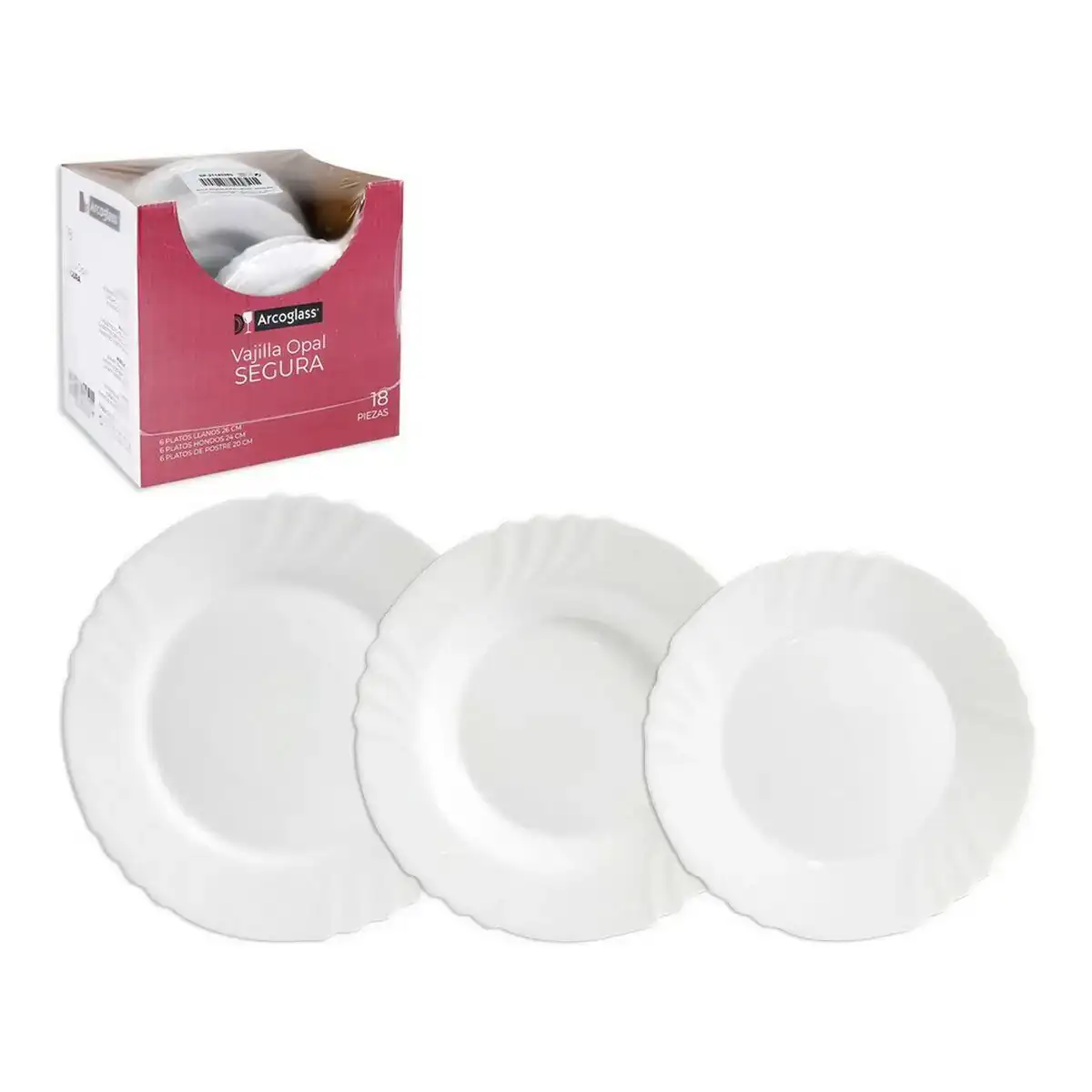 Service de vaisselle bormioli arcoglass 20 cm _6653. DIAYTAR COTE D'IVOIRE - Votre Destination Shopping pour Tous. Parcourez notre boutique en ligne et découvrez une variété de produits pour satisfaire tous vos besoins et désirs.
