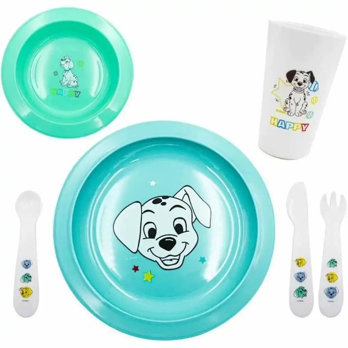 Service de vaisselle disney bleu 6 pieces_4964. Entrez dans DIAYTAR COTE D'IVOIRE - Où Chaque Détail Compte. Explorez notre boutique en ligne pour trouver des produits de haute qualité, soigneusement choisis pour répondre à vos besoins et vos désirs.