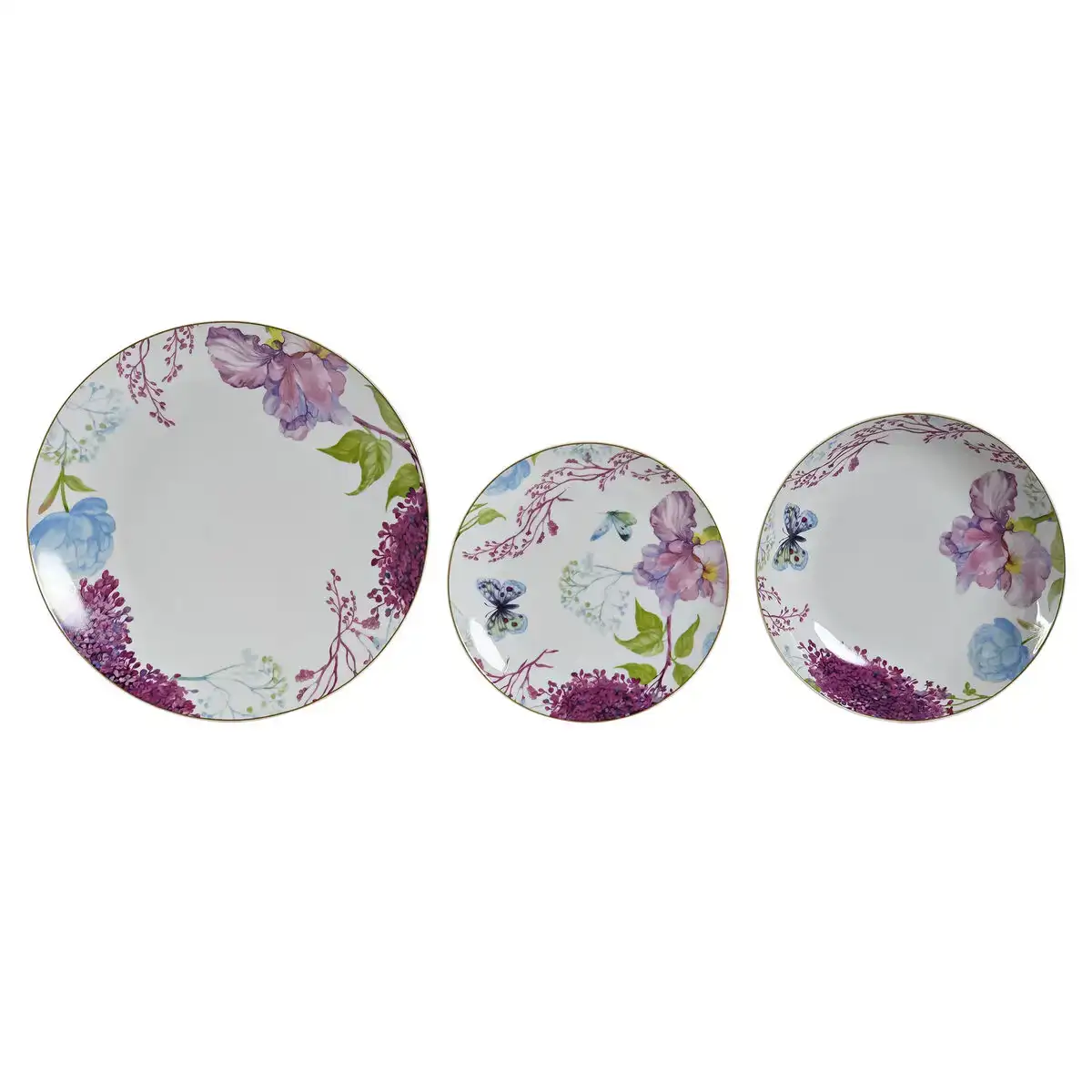Service de vaisselle dkd home decor papillon porcelaine 18 pcs _4442. DIAYTAR COTE D'IVOIRE - L'Univers du Choix et de l'Authenticité. Explorez notre catalogue et découvrez des articles qui incarnent le patrimoine du Côte d'Ivoire et la modernité du monde.
