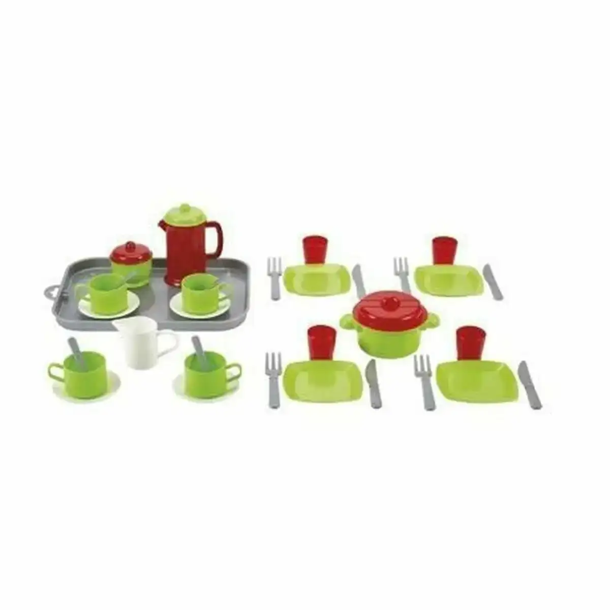 Service de vaisselle ecoiffier tray dinette garni jouet_8192. DIAYTAR COTE D'IVOIRE - L'Art de Choisir, l'Art de Vivre. Explorez notre univers de produits soigneusement sélectionnés pour vous offrir une expérience shopping riche et gratifiante.