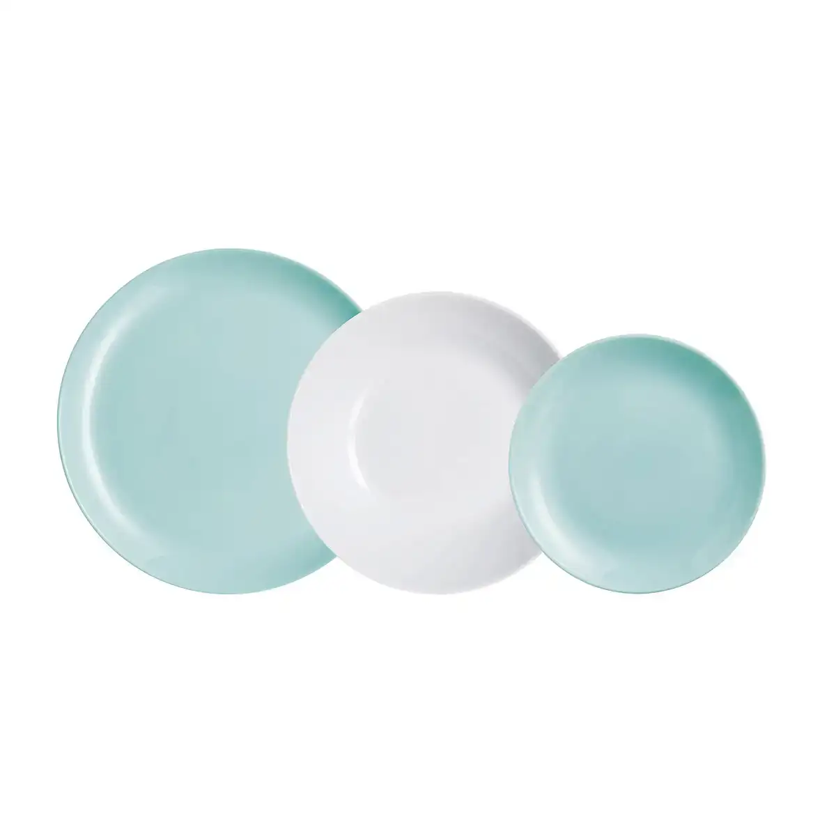 Service de vaisselle luminarc diwali light turquoise verre 18 pieces_6298. DIAYTAR COTE D'IVOIRE - Là où le Chic Rencontre la Tradition. Naviguez à travers notre catalogue et choisissez des produits qui équilibrent l'élégance intemporelle et l'innovation moderne.