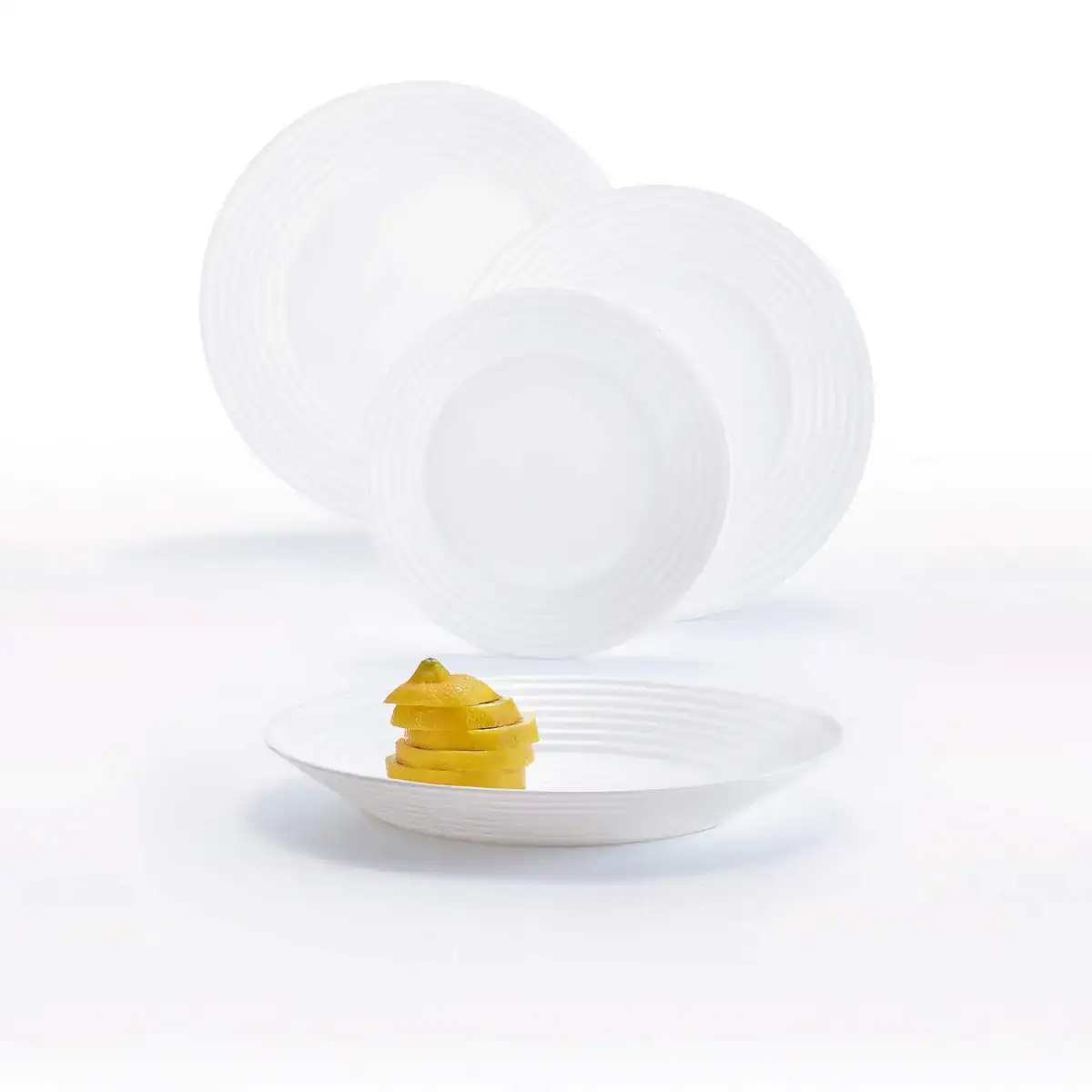Service de vaisselle luminarc harena blanc verre 18 pieces_9093. DIAYTAR COTE D'IVOIRE - Votre Plateforme pour un Shopping Inspiré. Explorez nos offres variées et découvrez des articles qui stimulent votre créativité et embellissent votre vie.