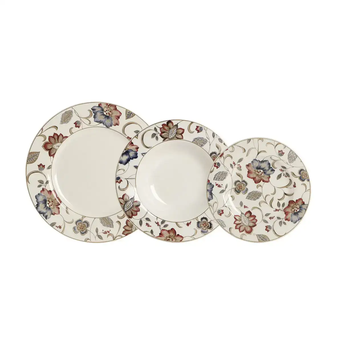 Service de vaisselle queen s by churchill jacobean ceramique vaisselle 18 pieces_7270. DIAYTAR COTE D'IVOIRE - L'Univers de l'Élégance Accessible. Plongez dans notre catalogue et choisissez des produits qui allient sophistication et accessibilité pour un shopping exquis.