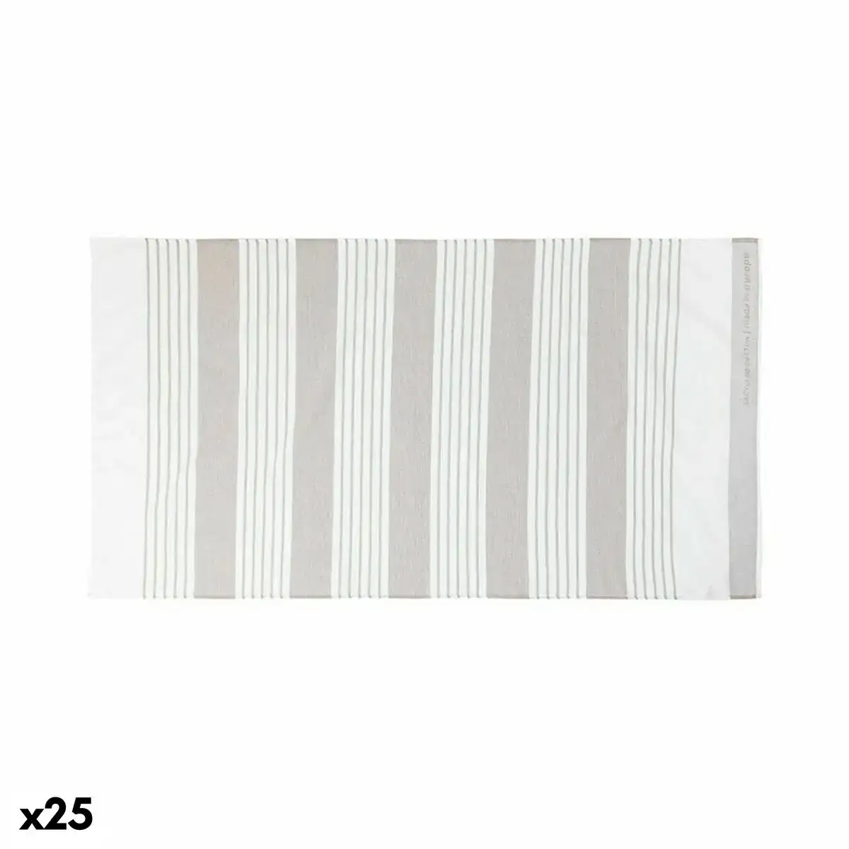Serviette de plage 142638 marron 25 unites _5139. Entrez dans l'Univers de DIAYTAR COTE D'IVOIRE - Où l'Élégance et la Variété se Rencontrent. Parcourez notre catalogue pour dénicher des articles qui ajoutent une touche d'élégance à votre vie.