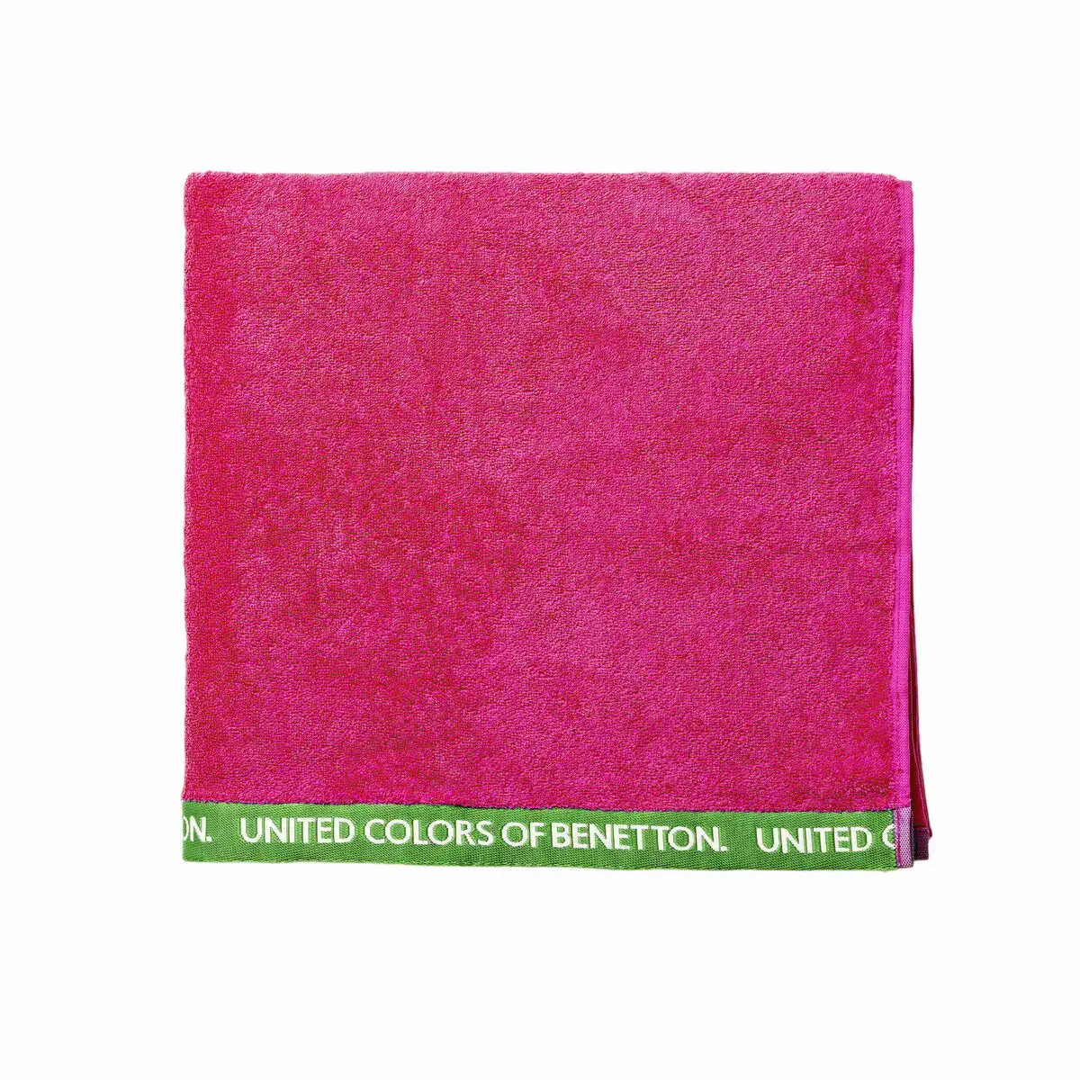 Serviette de plage benetton be no velour 90 x 160 cm fuchsia 100 coton_6550. DIAYTAR COTE D'IVOIRE - Votre Passage vers l'Éclat et la Beauté. Explorez notre boutique en ligne et trouvez des produits qui subliment votre apparence et votre espace.