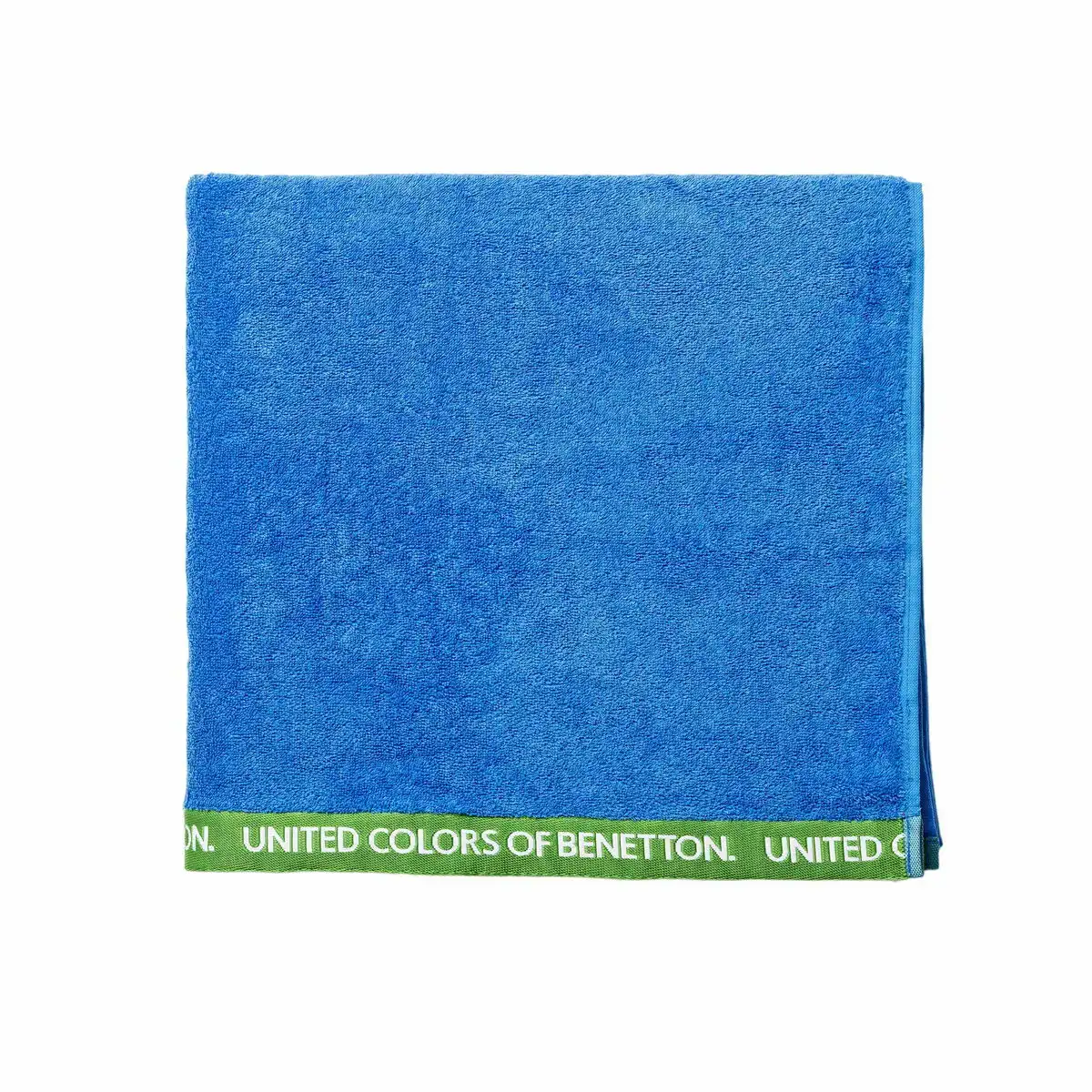 Serviette de plage benetton be no velour bleu 90 x 160 cm_2247. DIAYTAR COTE D'IVOIRE - L'Art de Choisir, l'Art de Se Distinquer. Naviguez à travers notre catalogue et choisissez des produits qui ajoutent une note d'élégance à votre style unique.