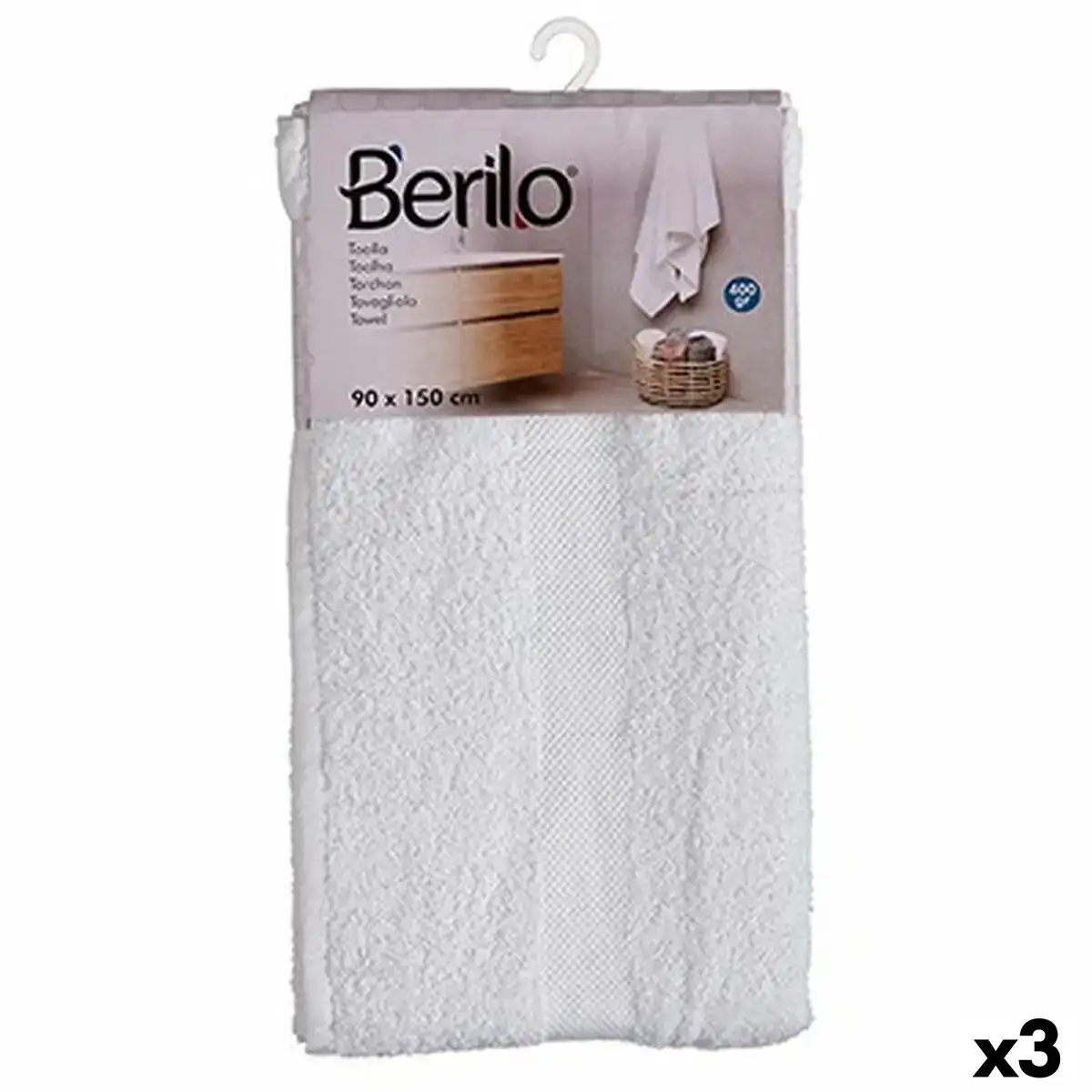 Serviette de toilette 90 x 150 cm blanc 3 unites _4233. DIAYTAR COTE D'IVOIRE - Là où Choisir est une Affirmation de Style. Naviguez à travers notre boutique en ligne et choisissez des produits qui vous distinguent et vous valorisent.