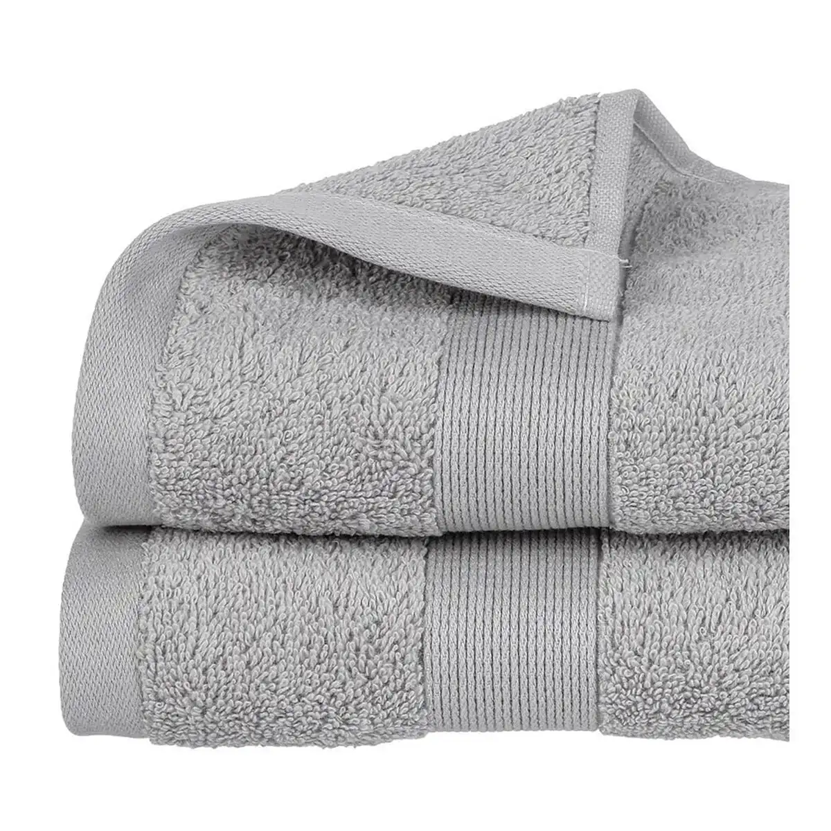 Serviette de toilette atmosphera gris fonce 30 x 50 cm _1707. DIAYTAR COTE D'IVOIRE - Où Chaque Achat Raconte une Histoire. Explorez notre boutique en ligne et créez votre propre narration à travers notre diversité de produits, chacun portant une signification unique.