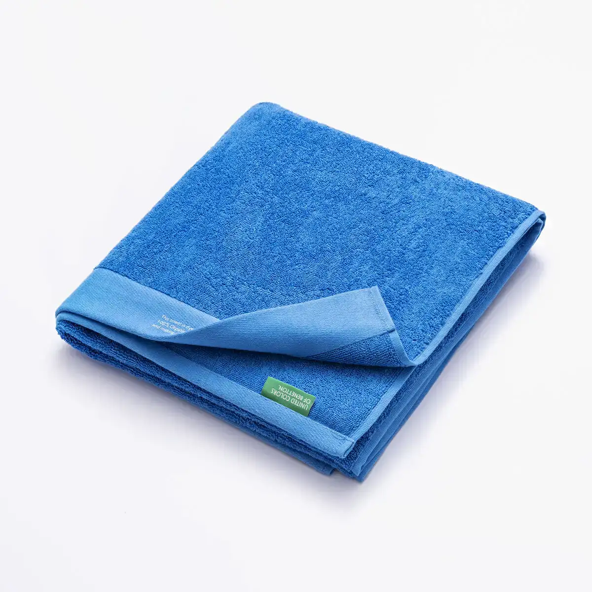 Serviette de toilette benetton organic be bleu 70 x 140 cm_3477. Bienvenue sur DIAYTAR COTE D'IVOIRE - Là où Chaque Objet a une Âme. Plongez dans notre catalogue et trouvez des articles qui portent l'essence de l'artisanat et de la passion.