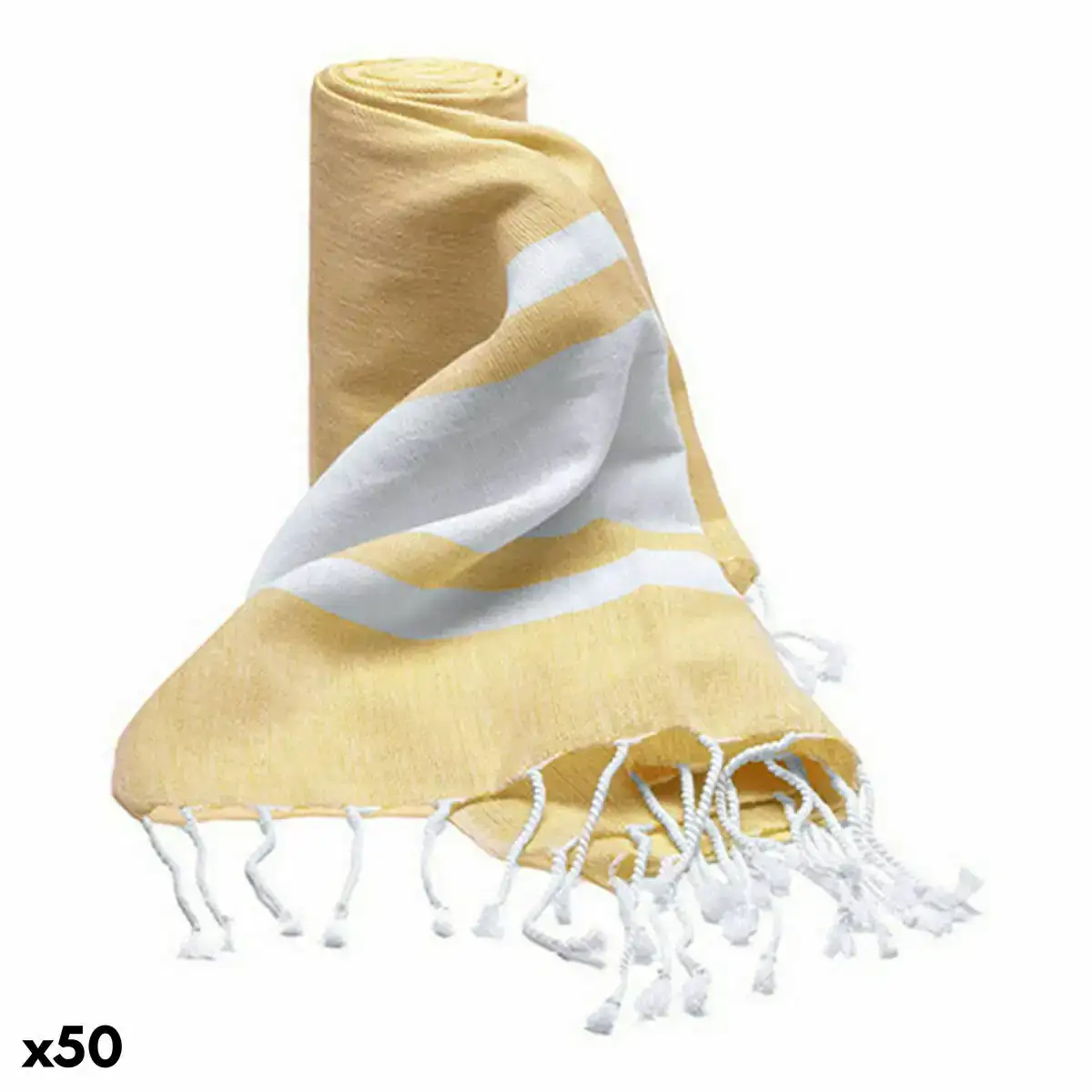 Serviette pareo 144885 100 coton 50 unites _5794. DIAYTAR COTE D'IVOIRE - Là où Chaque Produit a son Propre Éclat. Explorez notre boutique en ligne et trouvez des articles qui ajoutent de la brillance à votre quotidien.