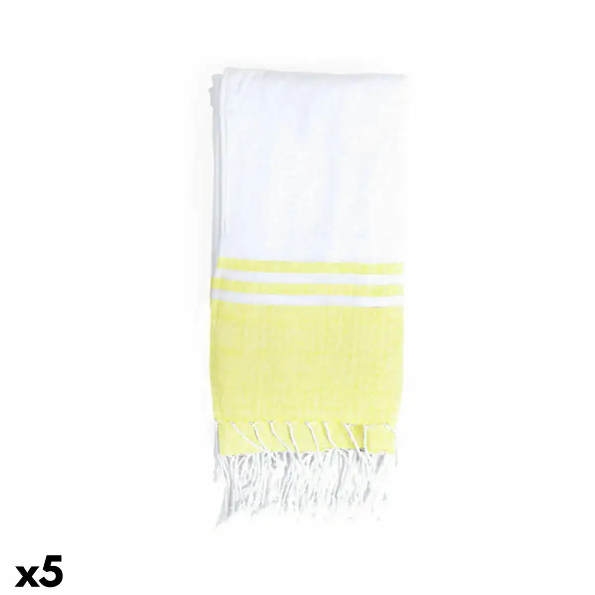 Serviette pareo 145721 abs 5 unites _1787. DIAYTAR COTE D'IVOIRE - Votre Paradis Shopping au Cœur du Côte d'Ivoire. Explorez notre boutique en ligne et découvrez des produits conçus pour enchanter chaque aspect de votre vie.