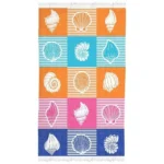 Serviette pareo secaneta sheller tissu eponge 95 x 160 cm_5814. Entrez dans l'Univers de DIAYTAR COTE D'IVOIRE - Où Chaque Produit a sa Place. Explorez nos rayons virtuels et choisissez des articles qui s'intègrent parfaitement à votre style de vie.