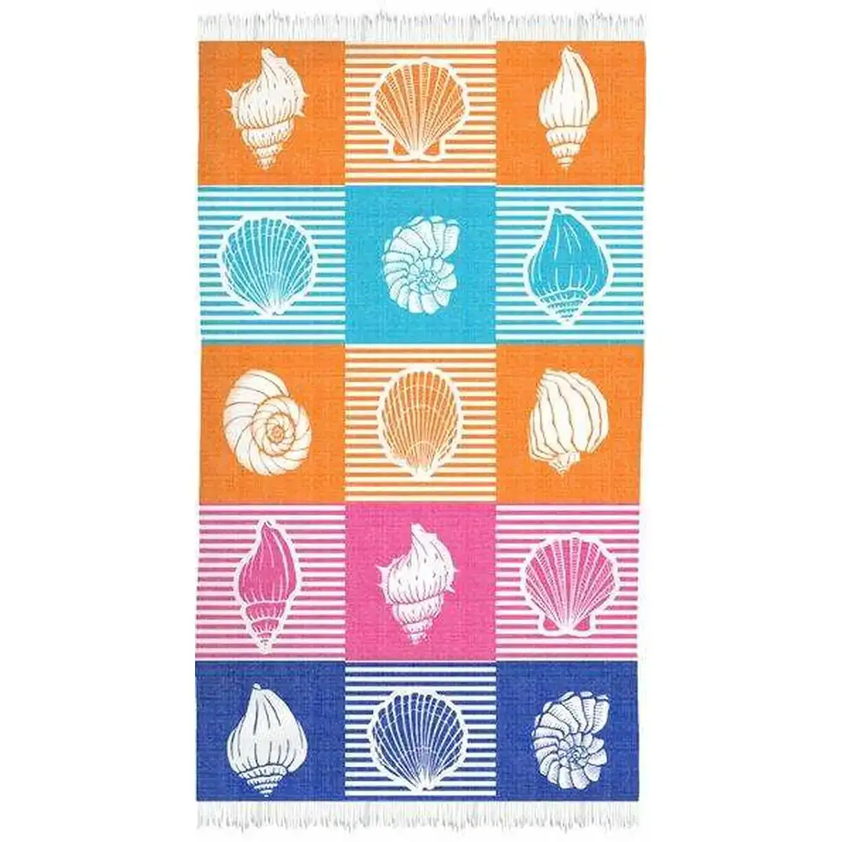Serviette pareo secaneta sheller tissu eponge 95 x 160 cm_5814. Entrez dans l'Univers de DIAYTAR COTE D'IVOIRE - Où Chaque Produit a sa Place. Explorez nos rayons virtuels et choisissez des articles qui s'intègrent parfaitement à votre style de vie.