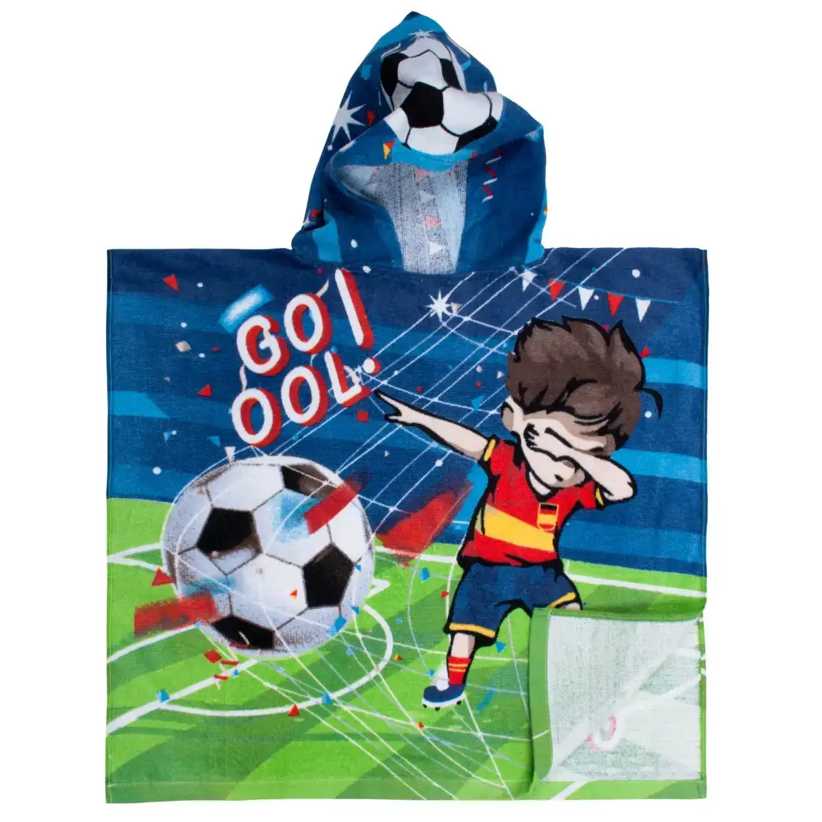 Serviette poncho avec capuche secaneta 60 x 120 cm espagne joueur de football_9685. Bienvenue chez DIAYTAR COTE D'IVOIRE - Là où les Désirs Prendent Vie. Explorez notre boutique en ligne et laissez-vous séduire par des articles qui font écho à vos aspirations et à votre style unique.
