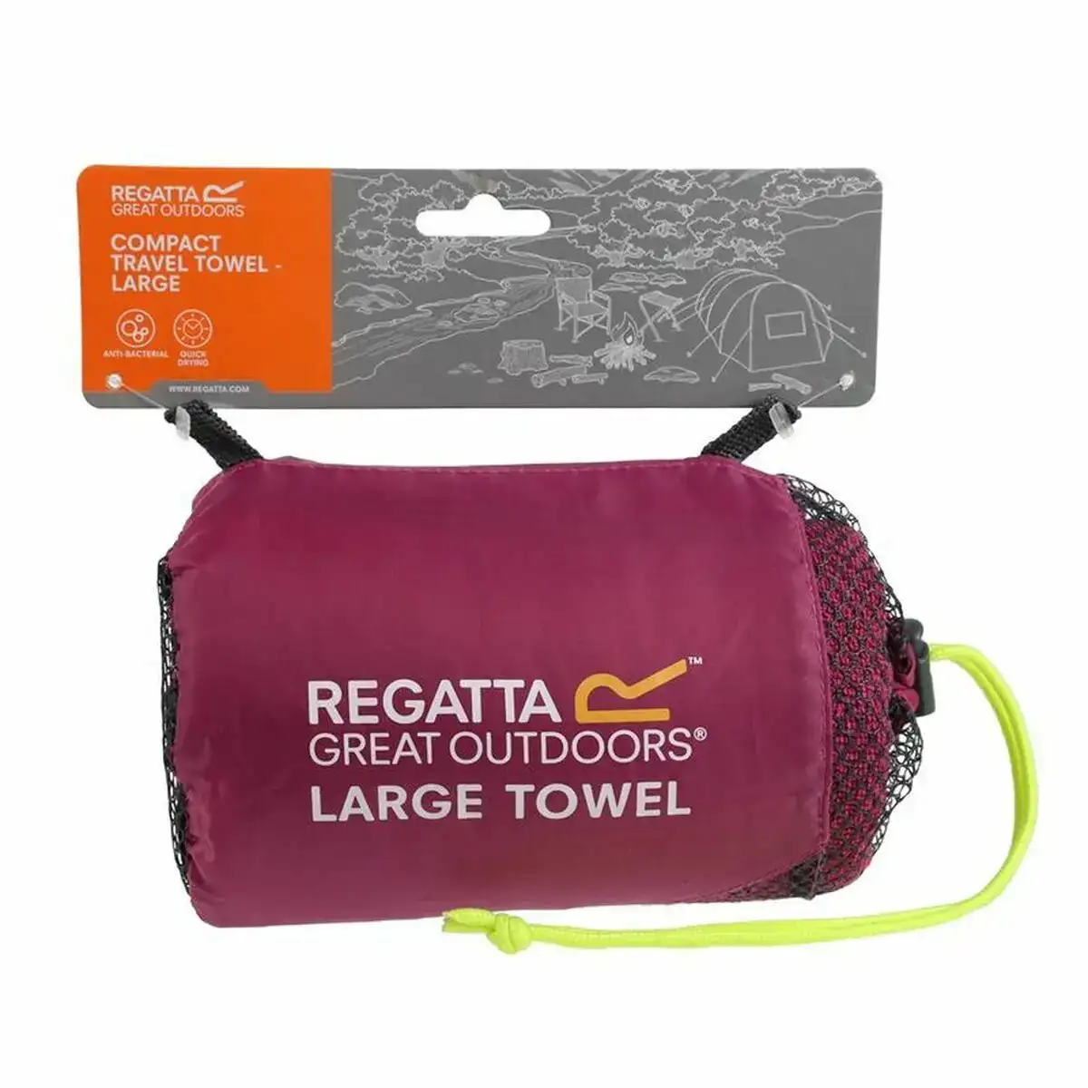 Serviette regatta compact large 120 x 60 cm _9876. DIAYTAR COTE D'IVOIRE - Où Chaque Produit est une Histoire à Raconter. Découvrez notre sélection de produits qui vous permettent de créer votre propre récit à travers vos achats.